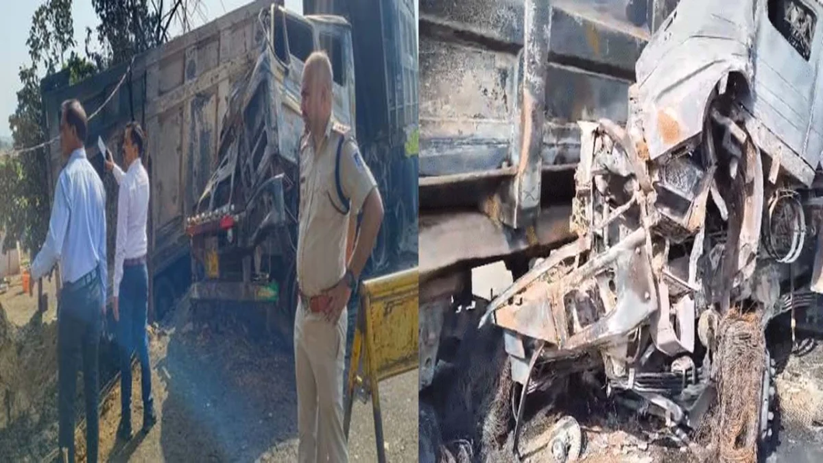 डीजल टैंक में ब्लास्ट, जिंदा जले 02 ड्राइवर