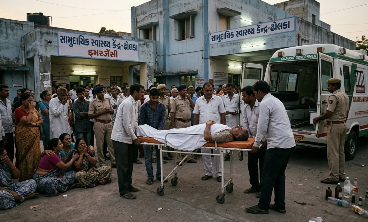 गुजरात में नकली शराब पीने से 15 लोगों की मौत