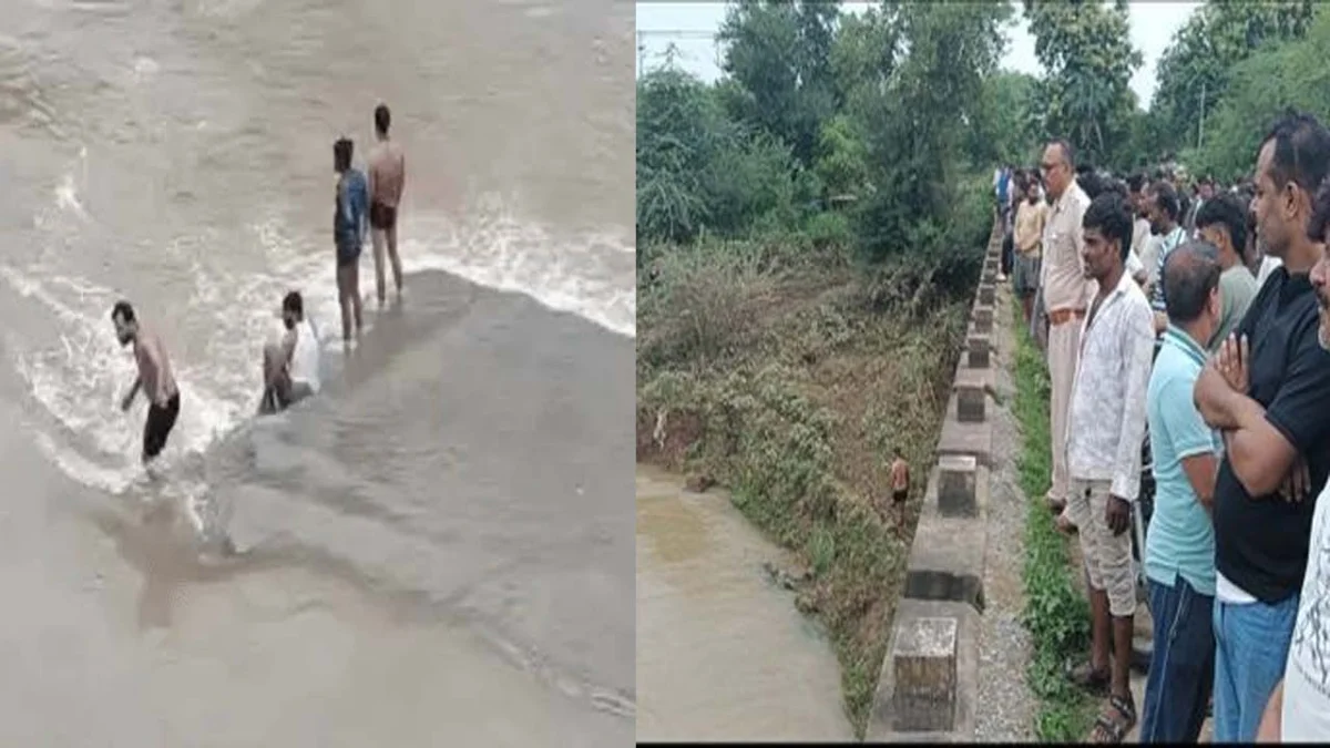 सतना - नदी के तेज बहाव में 2 मासूम बहे, तलाश जारी