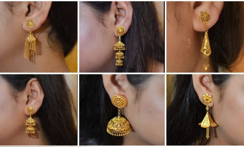 Gold Jhumki : आपके कानों की खूबसूरती को लाख गुना बढ़ा देगी ये झुमकी डिज़ाइन