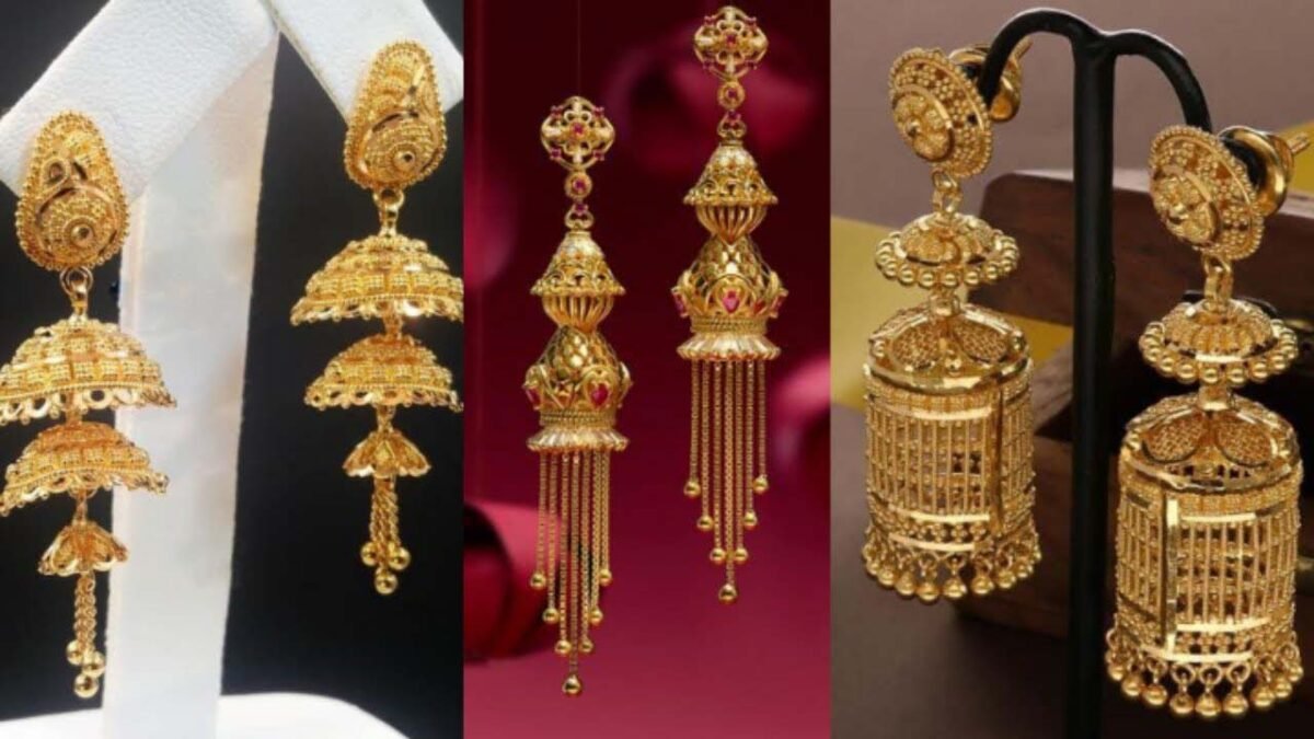 Bridal Jhumka Designs : ब्राइडल लुक में चार चांद लगा देगी ये लेटेस्ट झुमका डिज़ाइन