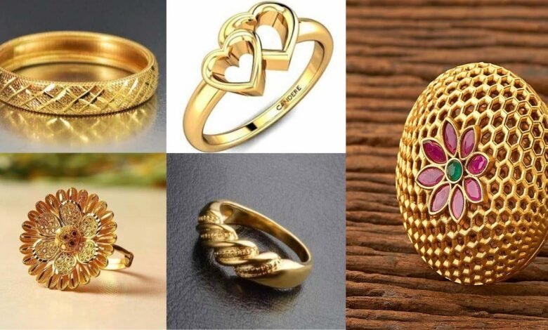 Fancy Gold Rings : बेहद खूबसूरत सोने की अंगूठी के ट्रेंडी डिज़ाइन