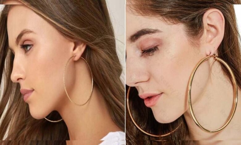 Hoops Earrings Designs : हूप इयररिंग्स को इन टिप्स से करे स्टाइल