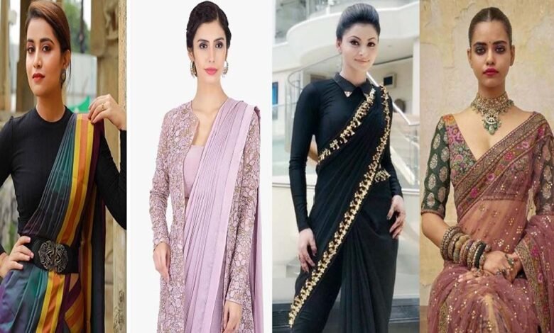 Saree Designs For Wedding : वेडिंग फंक्शन में पहने ये डिज़ाइनर साड़ी,देंगे आपको अट्रैक्टिव लुक