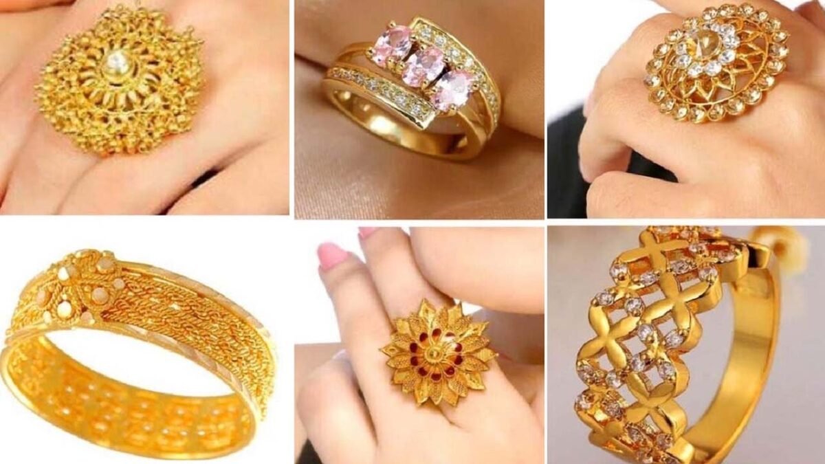Gold ring Designs : हाथों को देगी स्टाइलिश लुक ये गोल्ड रिंग डिज़ाइन