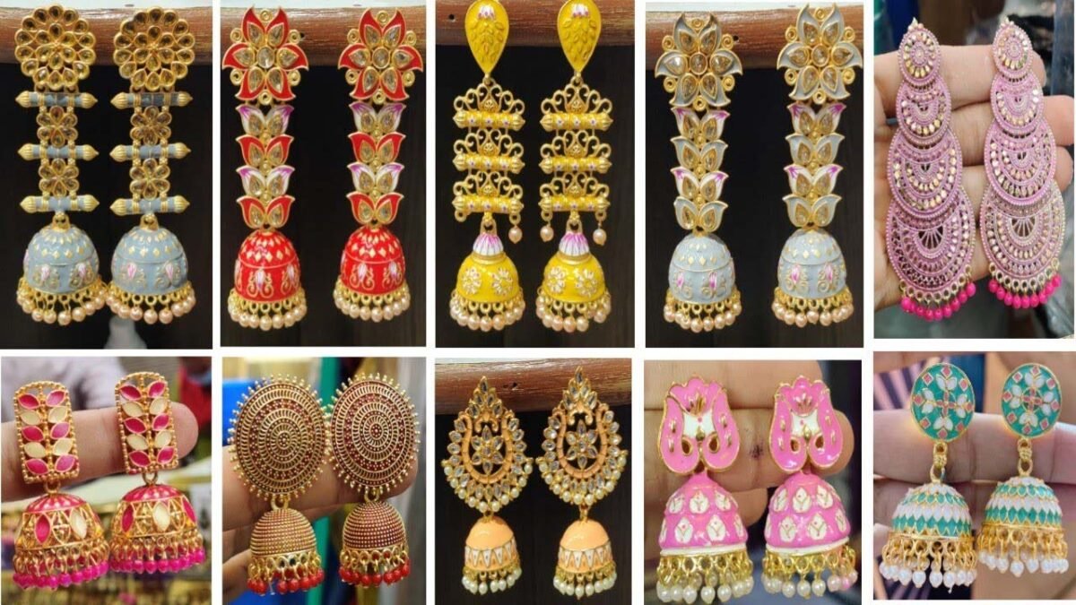 Delhi Bazaar Stylish Earrings : दिल्ली के इन बाजारों ₹50 से ₹100 तक के  स्टाइलिश