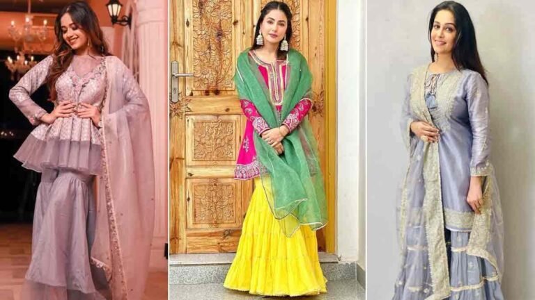 Beautiful sharara design : ईद के मौके पर लगाएं फैशन का तड़का खूबसूरत शरारा डिज़ाइन