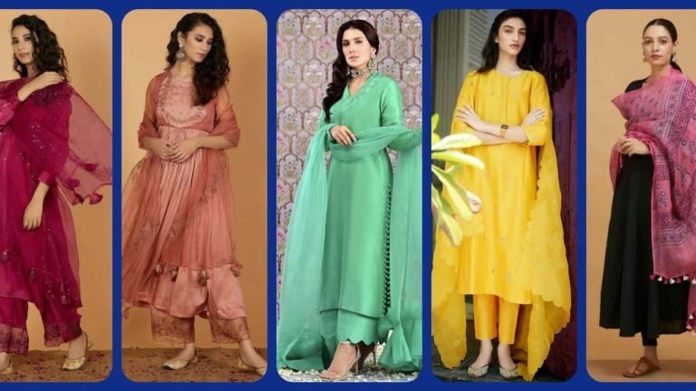 Fancy Suit Design : परफेक्ट लुक पाने के लिए ये चंदेरी डिजाइन सूट बेस्ट है