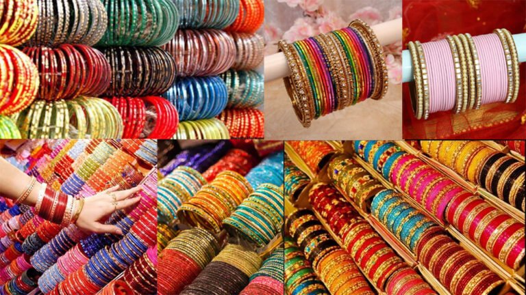 Bangles UP के इस मार्केट में मात्र ₹1 मिलती है एक दर्जन चूड़ियां, देखे सुंदर डिजाइन 