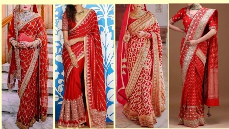 Red Saree Designs : शिवरात्रि पर पहनें इन फैब्रिक से बनी लाल साड़ी दिखेंगी बेहद खूबसूरत