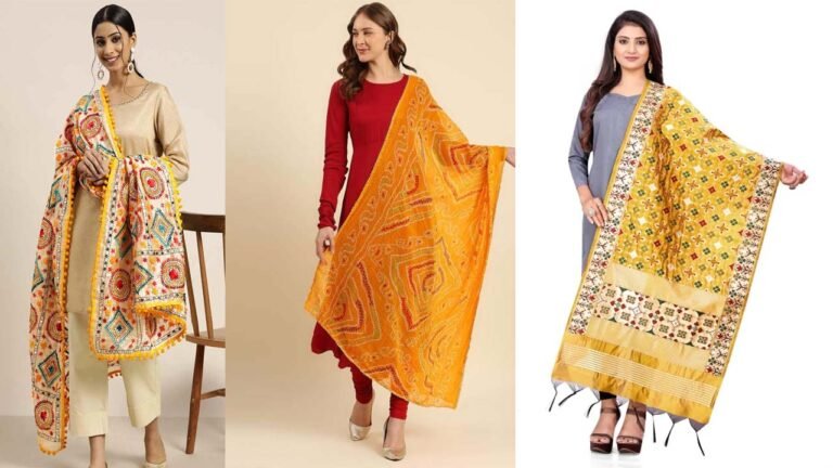 Yellow Dupatta Designs : हर सूट के साथ खूब जचेंगे ये येलो कलर की दुपट्टा डिज़ाइन