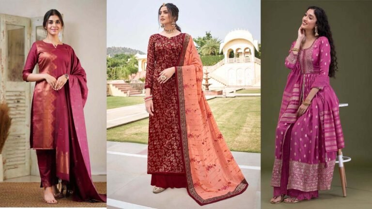 Banarasi Suits : हिंदुस्तानी महिलाओं के लिए बेस्ट रहेगा बनारसी सिल्क सलवार सूट