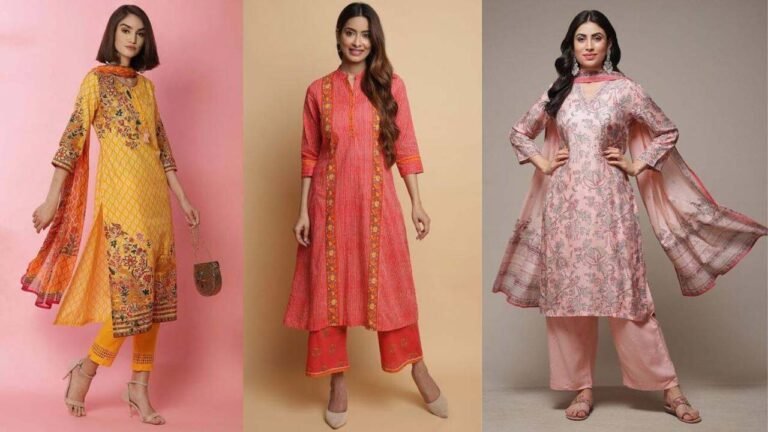 Biba Kurti Set Designs : क्लासी के लिए बेस्ट है ये बिबा कुर्ती सेट डिज़ाइन ,देखें तस्वीर