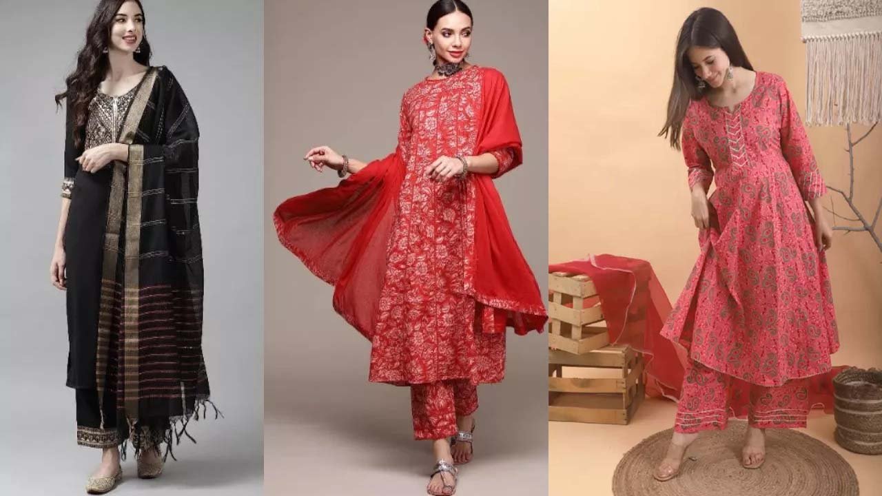 Slit Kurti Designs : जन्माष्टमी में रॉयल लुक पाना चाहती हैं तो , पहनें ये खूबसूरत स्लिट कुर्ती