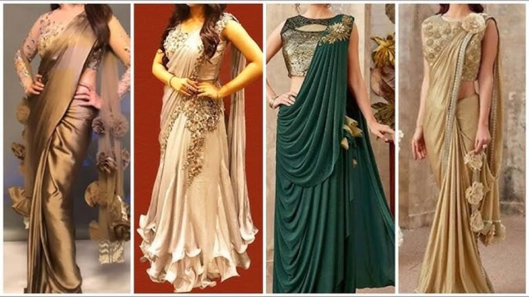 Saree Designs : साड़ी लुक में कुछ नया ट्राई करने के लिए पहनें साड़ी, देखें डिजाइंस