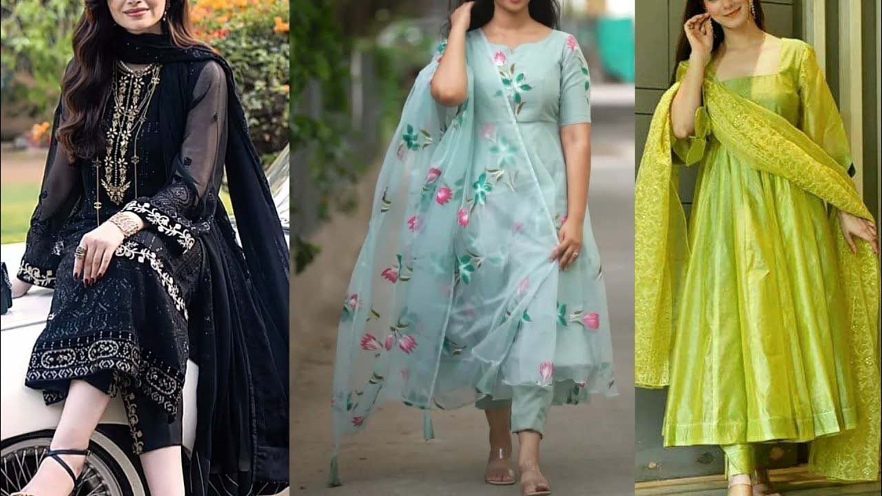 Organza Suits Designs : ऑफिस वियर के लिए बेस्ट रहेंगे ये ऑर्गेंज़ा सूट की बेस्ट डिज़ाइन