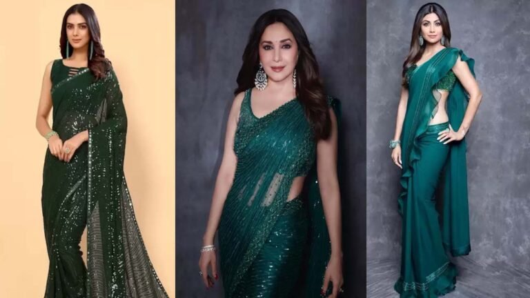 Green Saree Design : सावन के खास मौके पर खूबसूरत लुक देंगे ये हरी साड़ी की लेटेस्ट डिज़ाइन