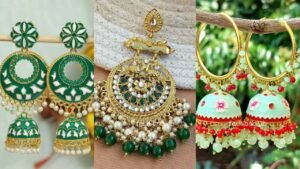 Pearl Earrings Designs : हरियाली तीज के मौके पर हरी साड़ी और सूट के साथ खूबसूरत दिखेंगी ये मोती वाली झुमकी डिजाइन