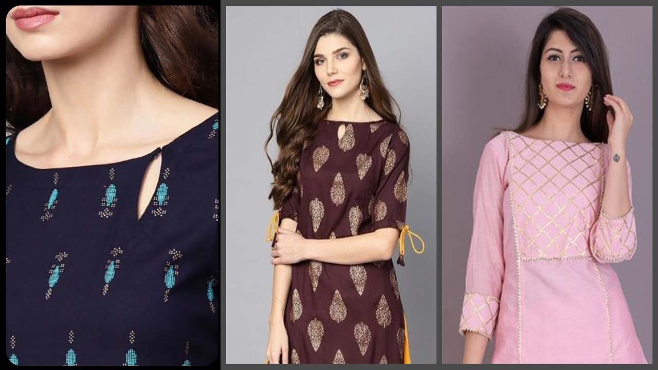 Boat Neck Kurti Designs : सबसे स्टाइलिश और खूबसूरत लुक देंगी ये , बोट नेक कुर्ती डिज़ाइन