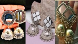 Mirror Jewellery Designs : साड़ी के साथ पहनें मिरर वर्क ज्वेलरी डिज़ाइन , दिखेंगी बेहद लाजवाब