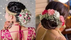 Trendy Hair Style : बालों में लगाएं इस रंग का फूल, हेयर स्टाइल लगेगा खूबसूरत