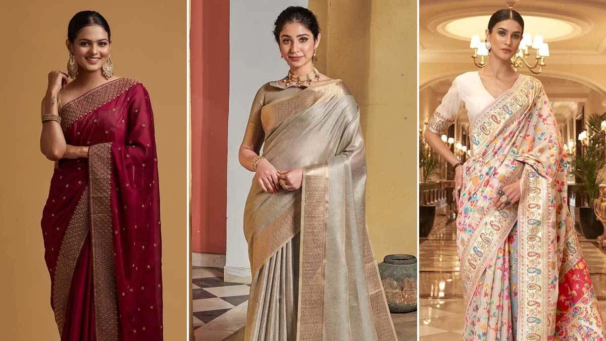 Saree Designs Diwali: ऑफिस पार्टी के लिए खूबसूरत साड़ी डिज़ाइन देखे