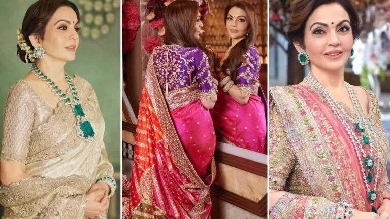 Nita Ambani Blouse Design : नीता अंबानी इंस्पायर्ड ब्लाउज डिजाइंस, देखें तस्‍वीरें