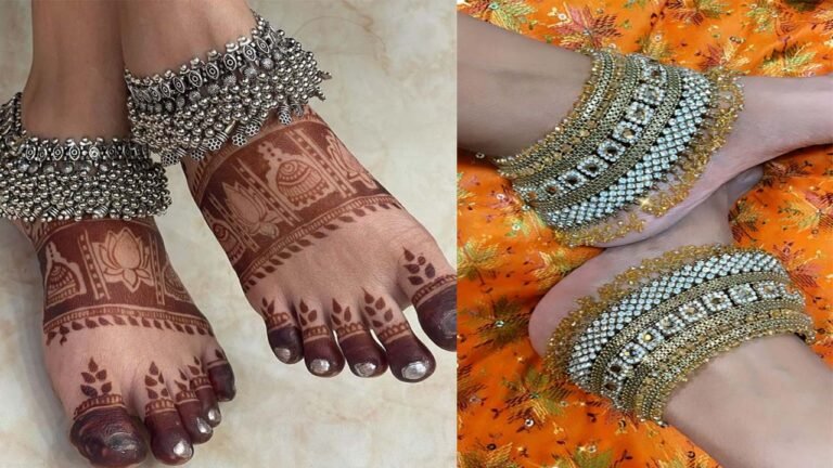 Payal Designs: लम्बे पैरो के लिए यह पायल डिजाइन लगेंगे खूबशूरत