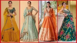 Lehenga Design: मेहंदी फंक्शन में खूबसूरत लुक चाहती हैं तो हल्के रंग का यह लहंगा स्टाइल करें