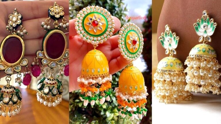 Heavy Jhumka Design: ट्राई करें हैवी इयररिंग डिजाइन, आपका लुक दिखेगा कमाल