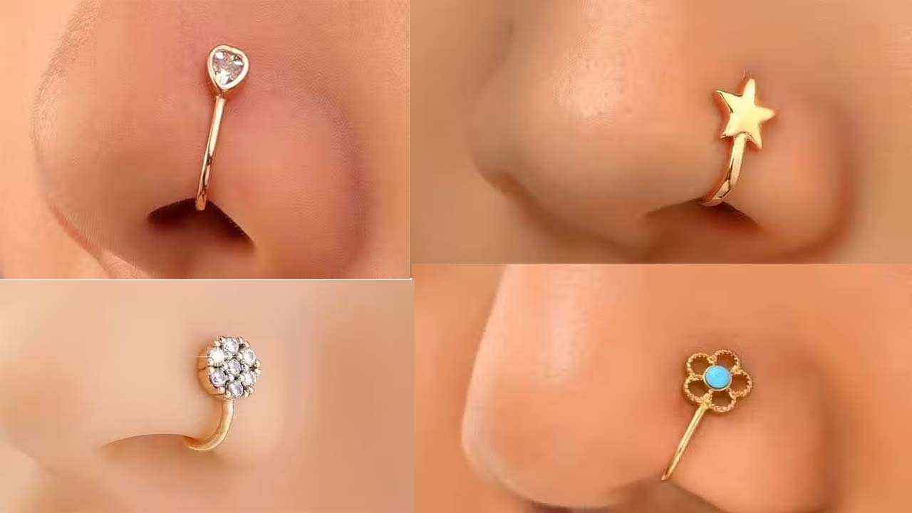 Nose Ring Designs : नोज रिंग्स के बेहतरीन डिजाइंस, आपके चेहरे पर लगाएंगे चार चांद