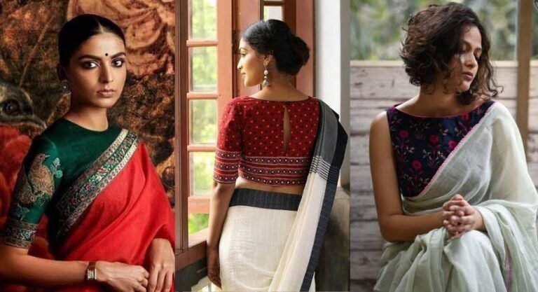 Fancy Cotton Blouse: फैंसी सिंपल कॉटन ब्लाउज , देंगे आपको मॉडर्न लुक