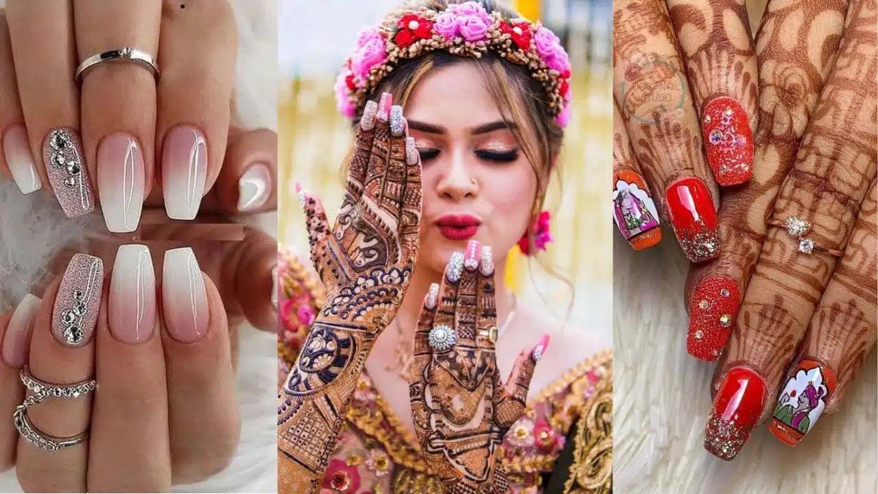 Bridal Nail Art Designs: हाथों की खूबसूरती को बढ़ा देंगे , ये लेटेस्ट नेल आर्ट डिजाइन