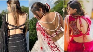 Backless blouse design: डोरी वाले डिजाइन की बजाय बनवाएं नए डिजाइन के बैकलेस ब्लाउज