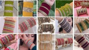 Bridal Bangle Designs : वेलवेट चूड़ियों के खूबसूरत डिज़ाइन