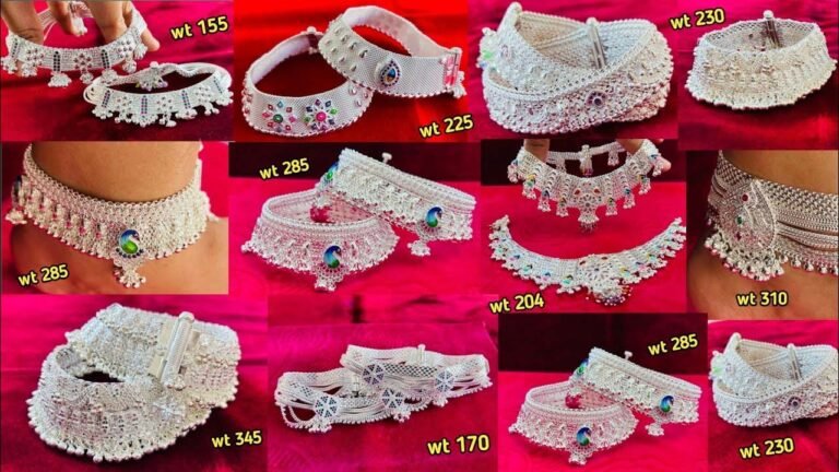 Bride Silver Payal: लेटेस्ट दुल्हन सिल्वर पायल डिजाइन 2024