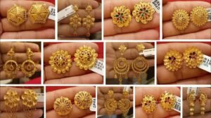 Gold Jhumka Design: सूट साड़ी में अच्छा लगेगा ये गोल्ड झुमकी डिजाइन ,देखें डिज़ाइन