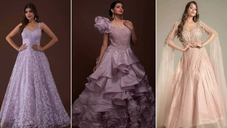 Fancy Gown Designs: काफी ट्रेंड में है नए डिजाइन का गाउन,आउटफिट बेस्ट ऑप्शन