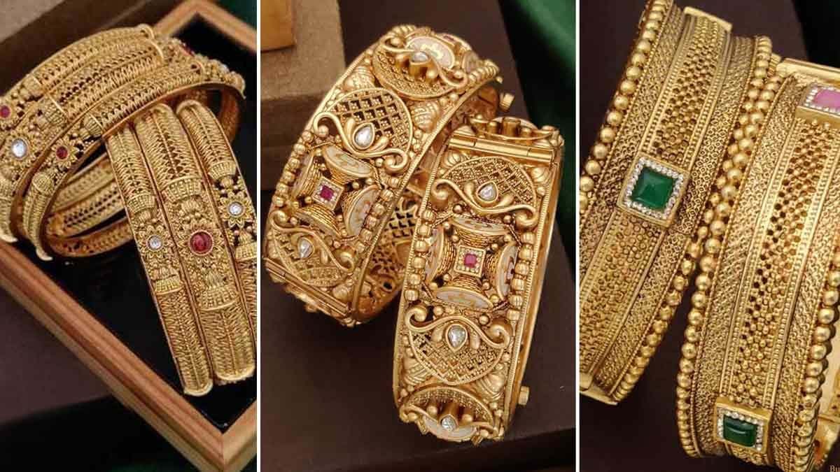 gold bracelet designs : शादी पार्टी में पहने इन डिजाइन में ब्रेसलेट, कागेंगी खुबशुरत - लोग करेंगे तारीफ