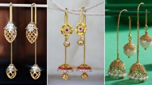 ये Kundan jhumka design ट्रेडिशनल आउटफिट के साथ खूब जचेंगे