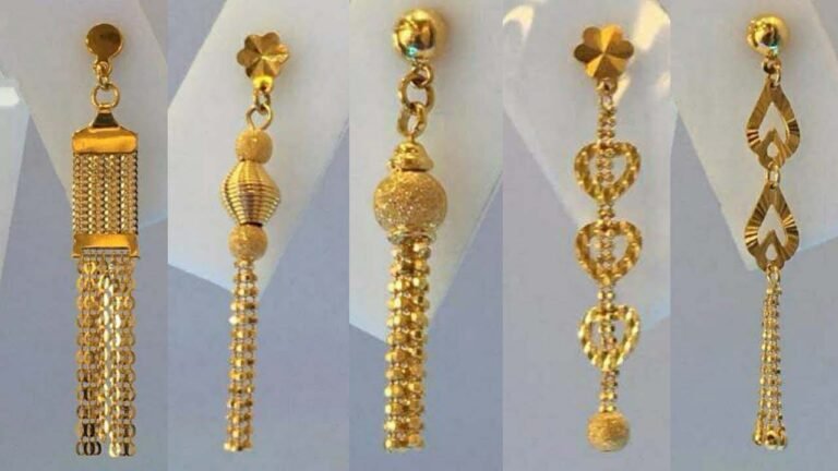 Gold Earrings Designs: सिंपल लुक को स्टाइलिश बना देंगे ये सोने के लटकते इयररिंग्स, देखें लेटेस्ट डिजाइन