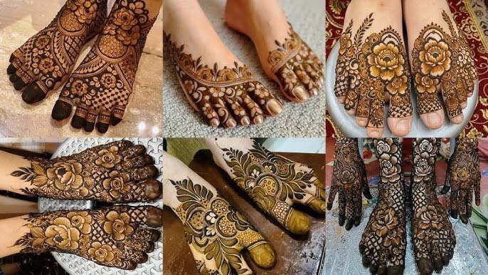 Bridal Foot Mehndi Design दुल्हन के पैरों पर खूब जचेगी