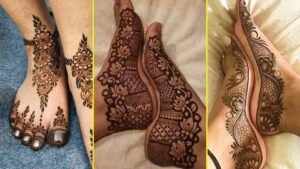 Bridal Foot Mehndi Design दुल्हन के पैरों पर खूब जचेगी