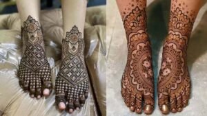 Bridal Foot Mehndi Design दुल्हन के पैरों पर खूब जचेगी