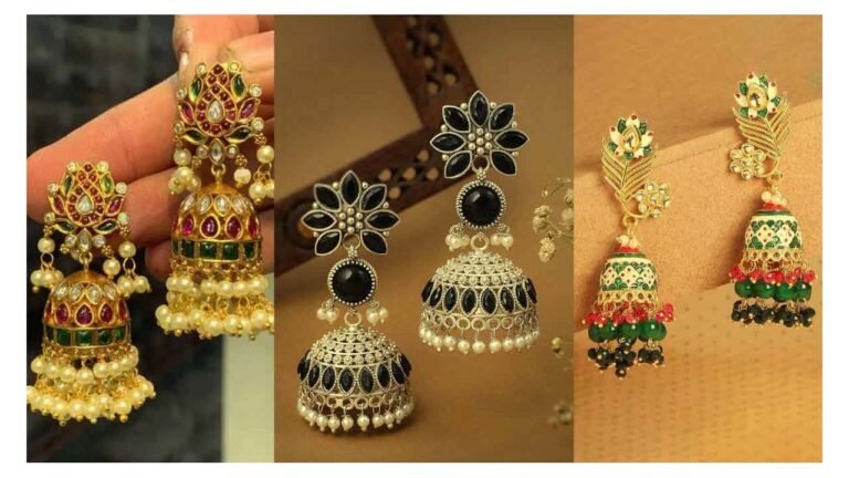 Jhumka Designs - लेटेस्ट ईयररिंग्स डिजाइन आपके लुक को बना देंगे खूबसूरत