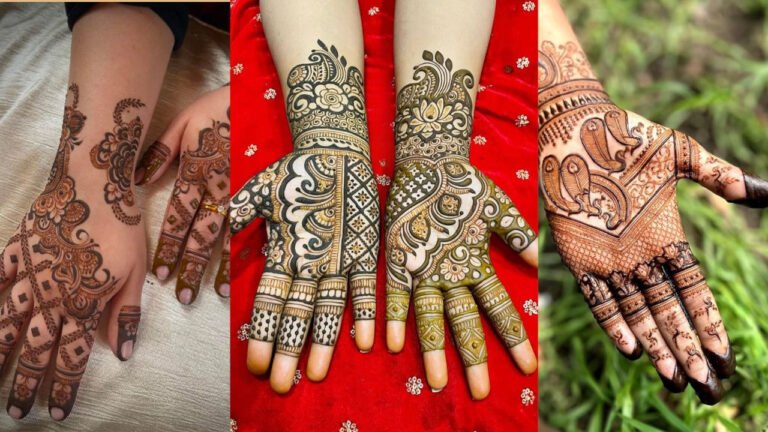 Mehndi Design : मेहंदी के तीन सबसे आसान डिजाइन महज 2 मिनट में ही लगाकर हो जाएंगे आप फ्री