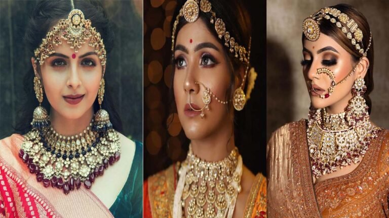 maang tikka design : दुल्हनों के लिए लेटेस्ट मांग टीका डिज़ाइन देखे