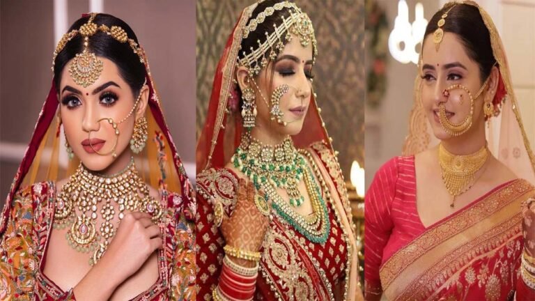 Bridal Nath Design : ये खूबसूरत नथ डिजाइन हर चेहरे की सुंदरता बढ़ाएंगे