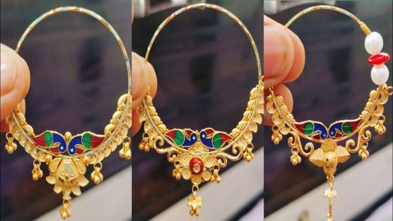 Gold Nath Design : दुल्हन के लिए नथ डिजाइन सबसे अच्छा है