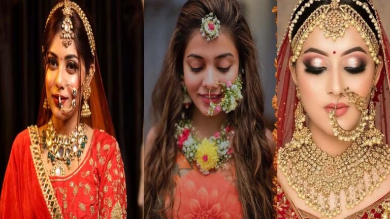 Nath Designs : शादियों के लिए ये बड़े साइज की नथ डिजाइन है खास